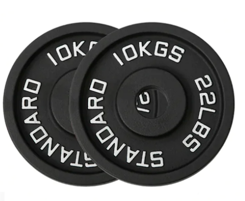10 KG Iron Olympic Plate - Pair